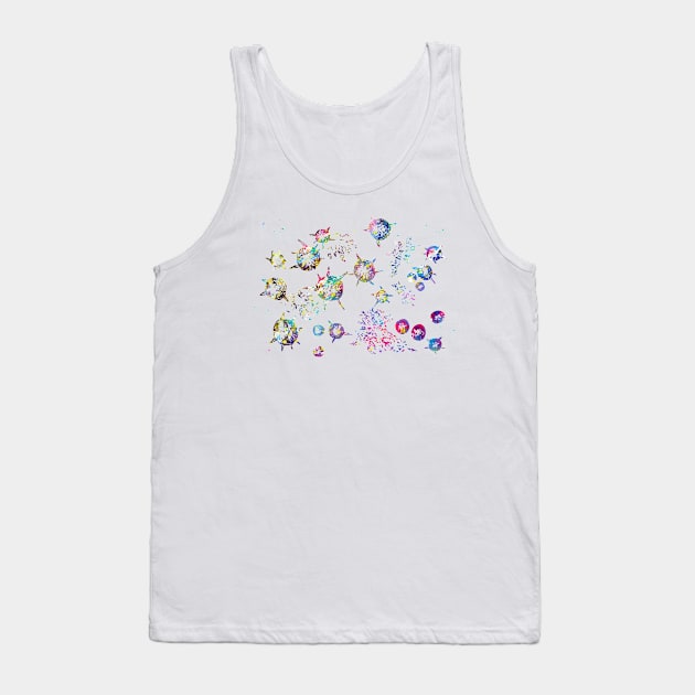 Acid ammonium urate Tank Top by erzebeth